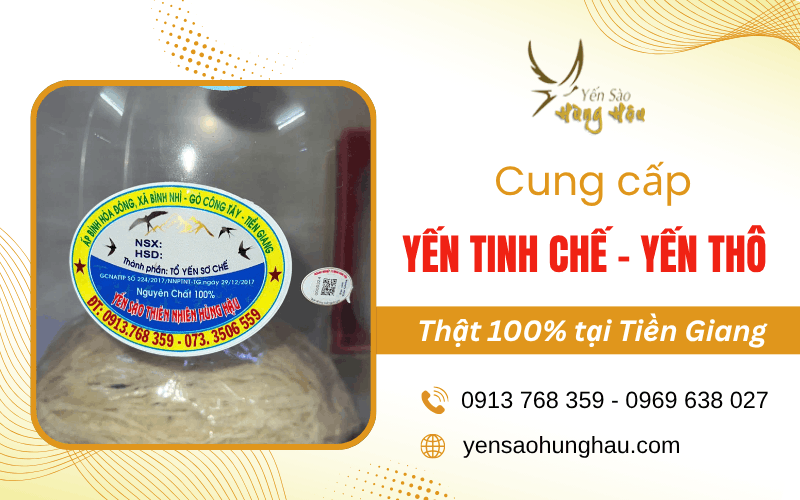yến tinh chế tiền Giang