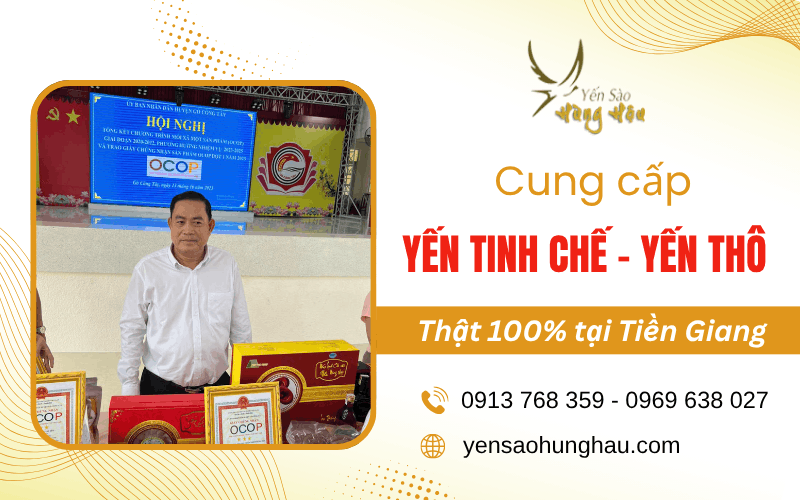 yến tinh chế tiền Giang