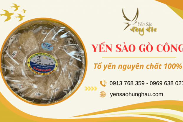 Địa chỉ bán yến sào Gò Công uy tín - Tổ yến nguyên chất 100%
