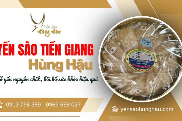 Yến sào Tiền Giang - Tổ yến nguyên chất, bồi bổ sức khỏe hiệu quả