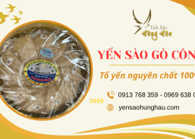 Địa chỉ bán yến sào Gò Công uy tín - Tổ yến nguyên chất 100%